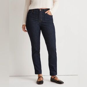Madewell NWT Stovepipe Jeans Size 31 in Rinse Wash High Rise